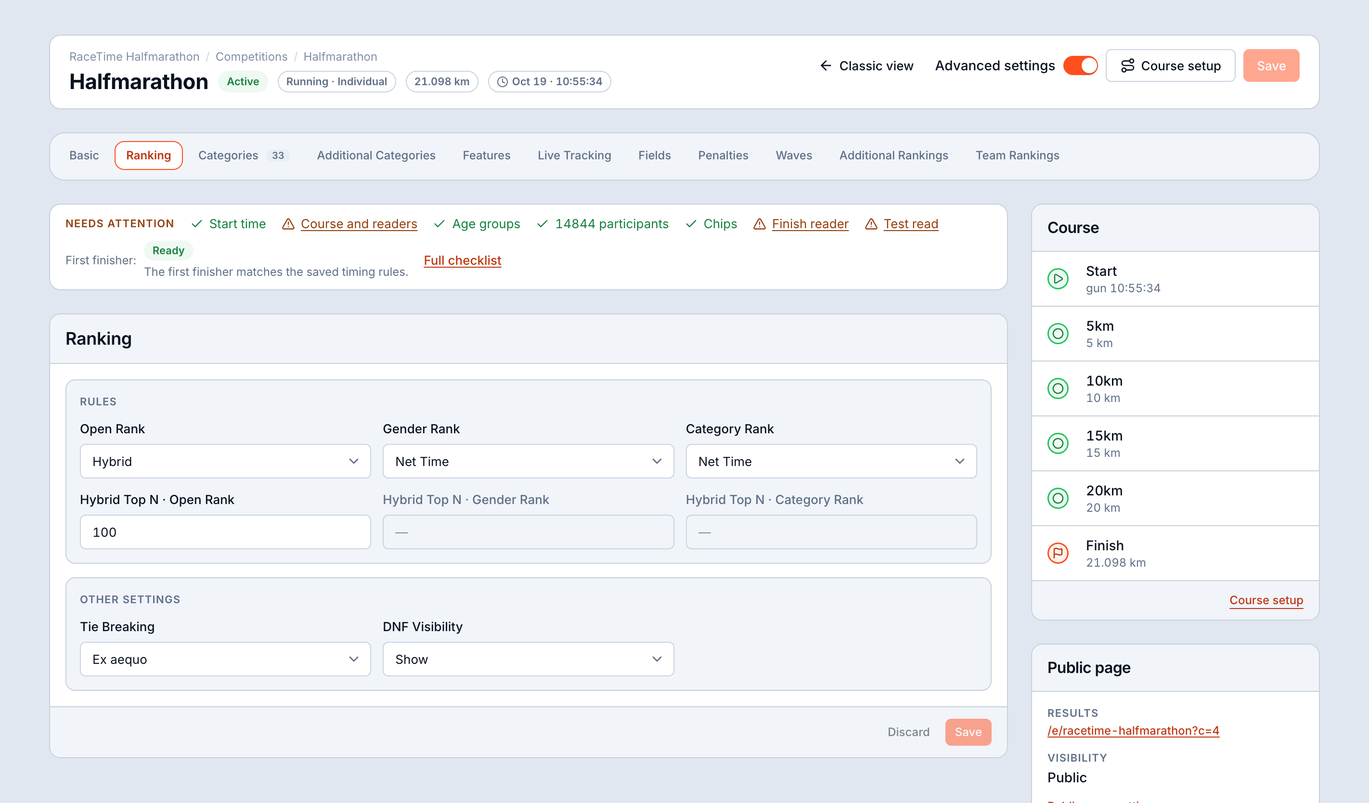Competition setup - Features step: photo sources and public defaults
